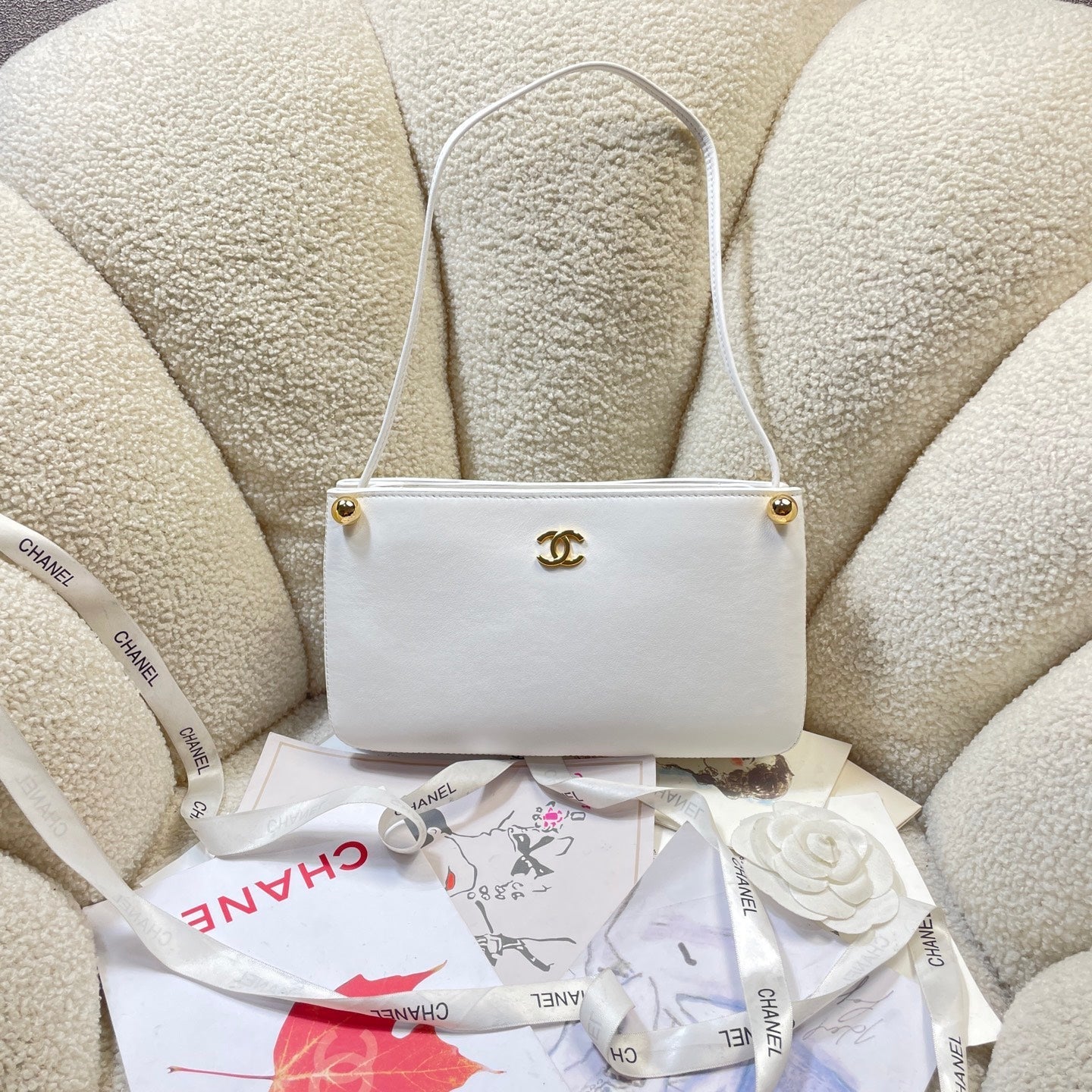 Chanel 2026 Shoulder Bag 25cm Calfskin 364793