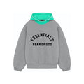 SS24 Hoodie Dark Heather Oatmeal/Mint Leaf