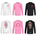 CHROME-HEARTS Men's Long-Sleeve T-shirt Sweatshirt K8006