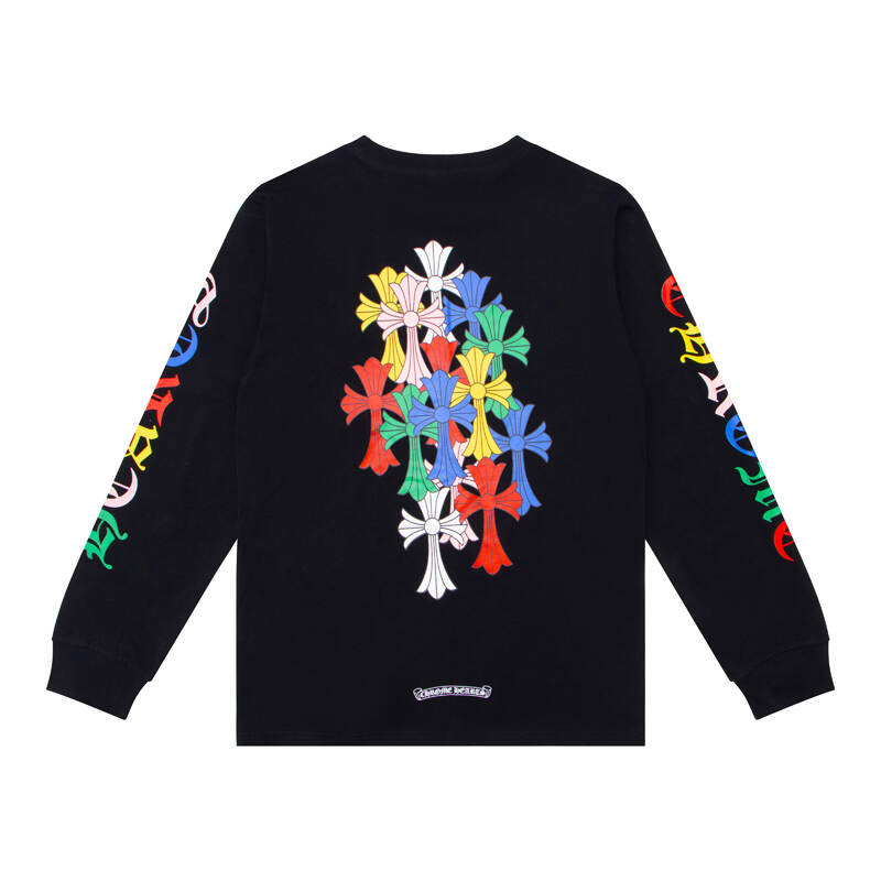 CHROME-HEARTS Men's Long-Sleeve T-shirt Sweatshirt K8003