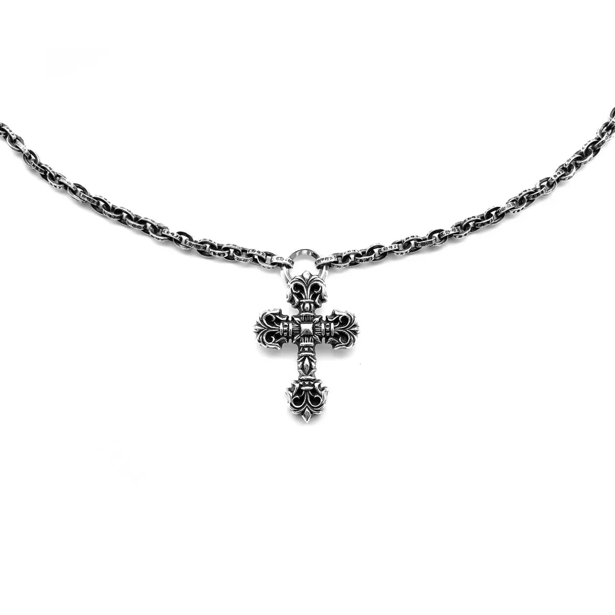 Chrome-Hearts Paperchain Necklace With Dagger Pendant