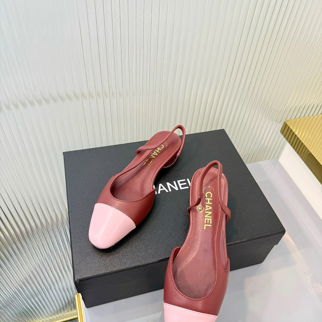Chanel 2026 Classic Slingback Flats 10mm Sheepskin 781046