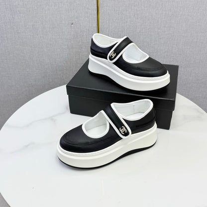 Chanel 2026 Platform Mary Jane Shoes Lambskin 801466