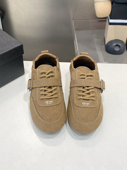 PRA 26S Casual Sneaker Dark Beige Canvas 628552