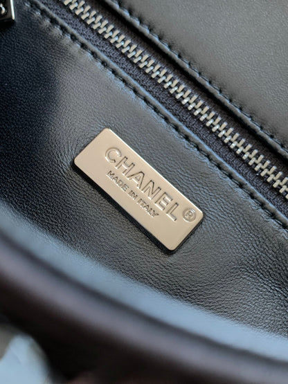 Chanel 2026 Bag 21cm Black Sequin 331214